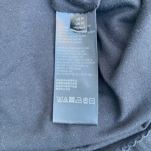 Maeve Anthropologie Dress Sz M Black Sleeveless Cowl Neck Jersey Classic Casual - Picture 13 of 13